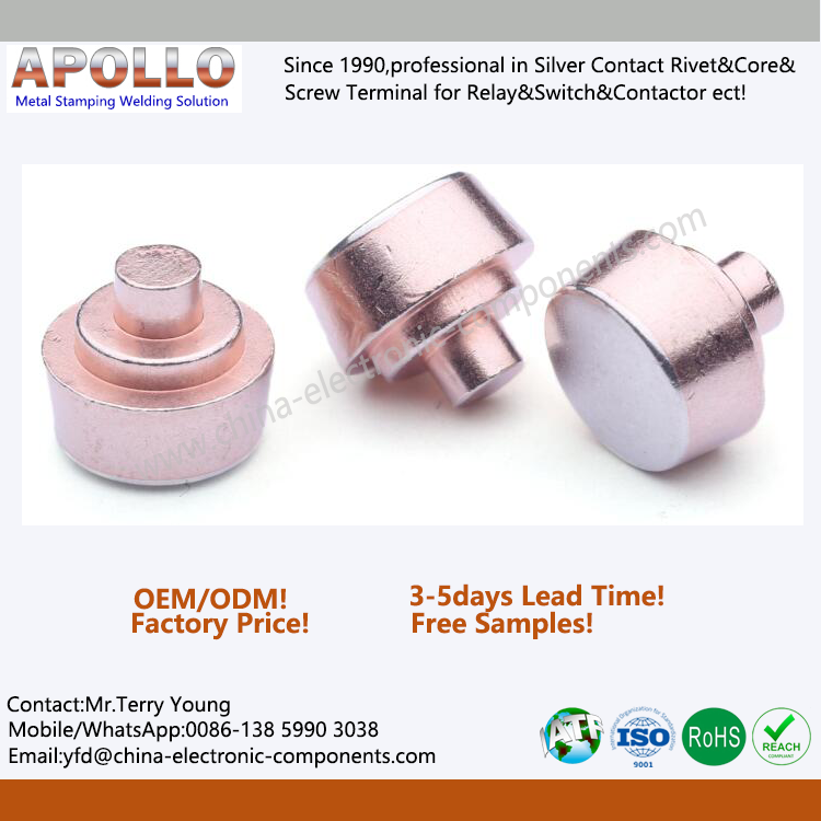 Special Size Riveted Contact with Steps