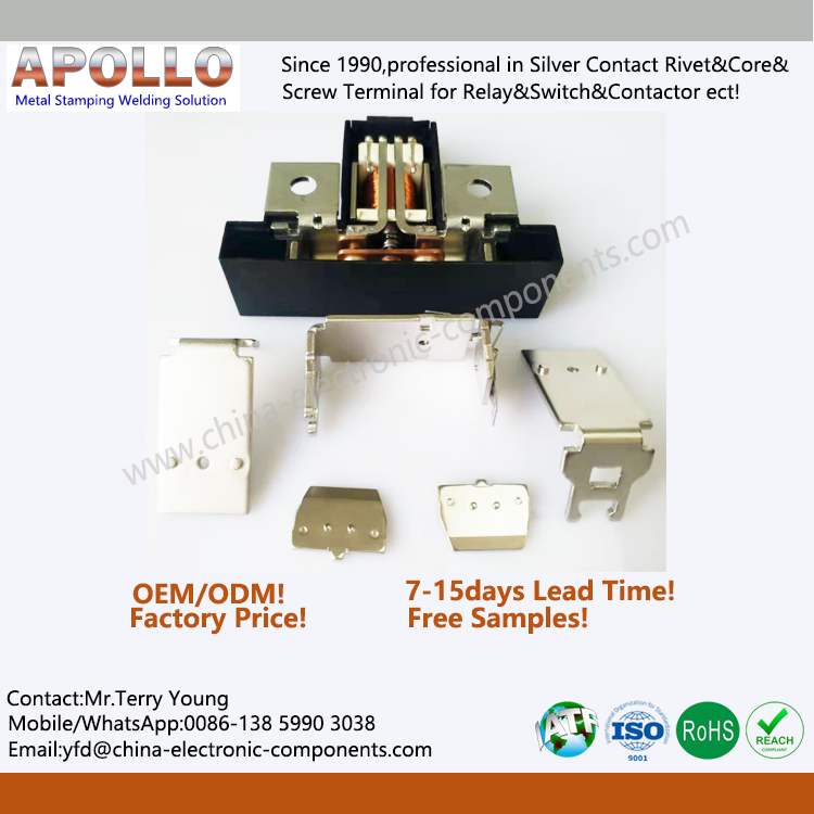 Yoke and Armature for EV DC Relay