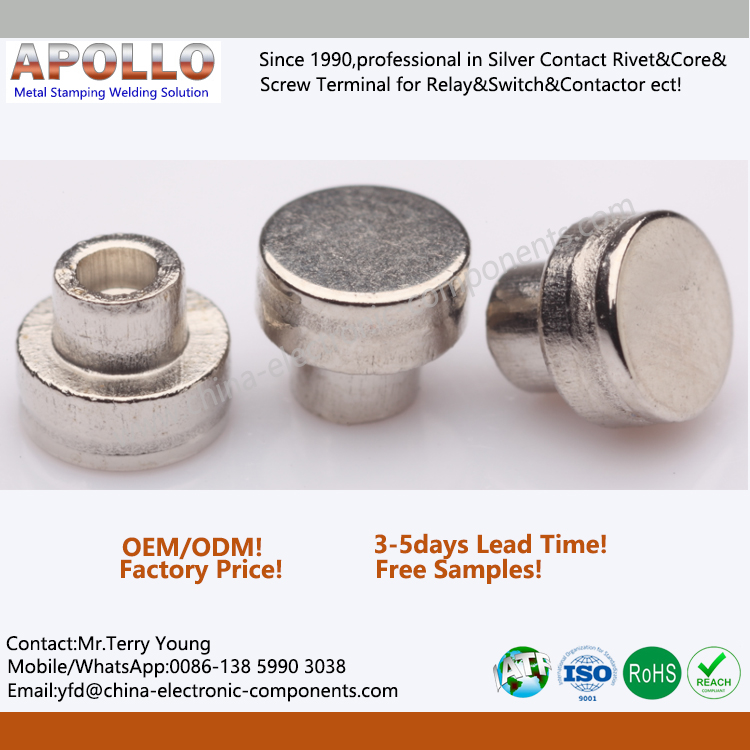 Tungsten Bimetal Contact Point for Automotive Horn