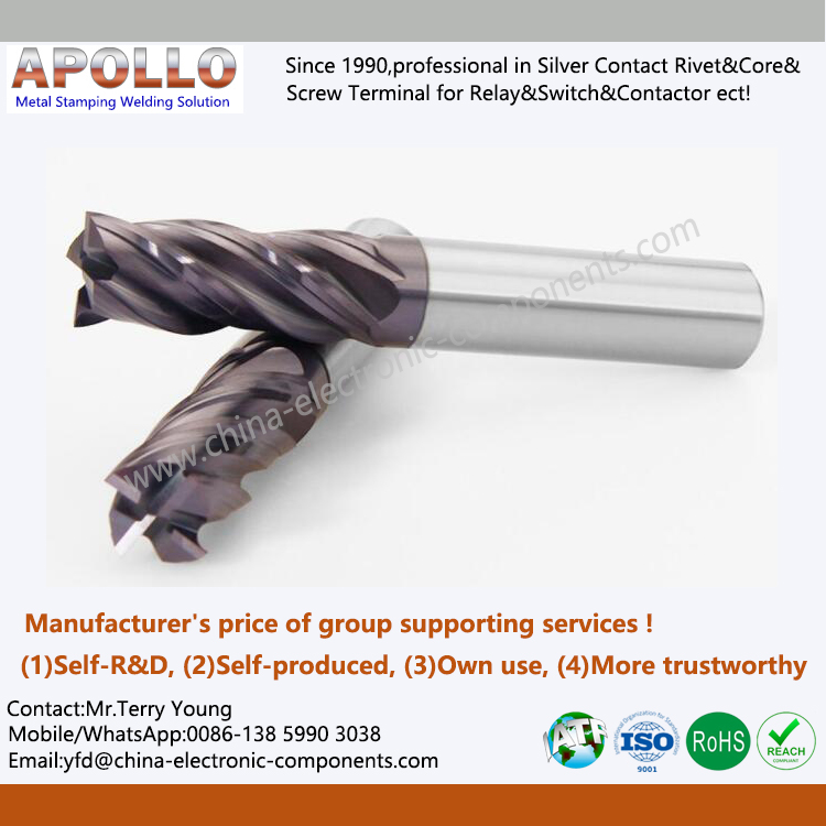 CNC End Tungsten Steel Milling Cutter