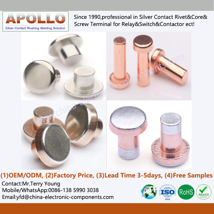Electrical Silver Contact Rivet