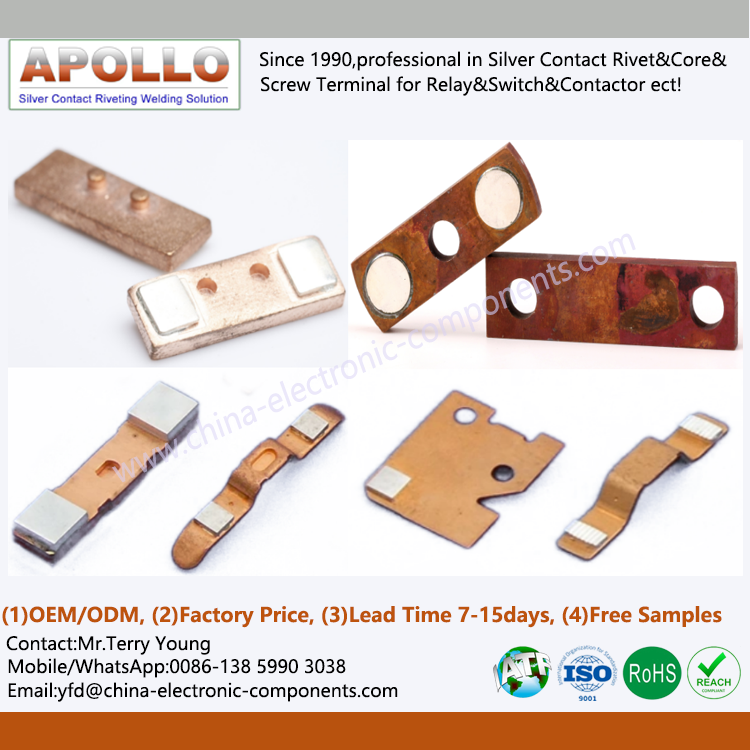 Welded Contact Copper Stamping Assembly
