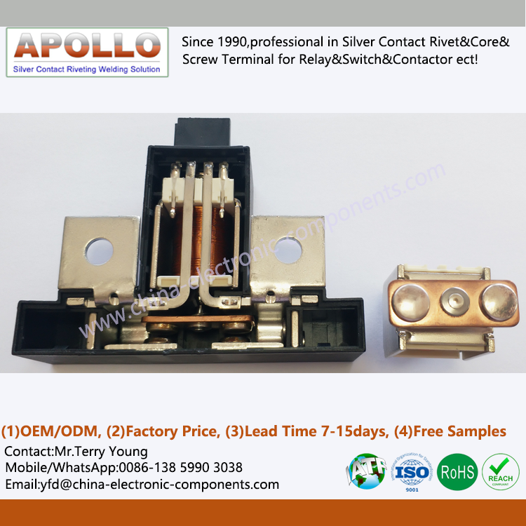 Custom Copper Stamping for EV Relay