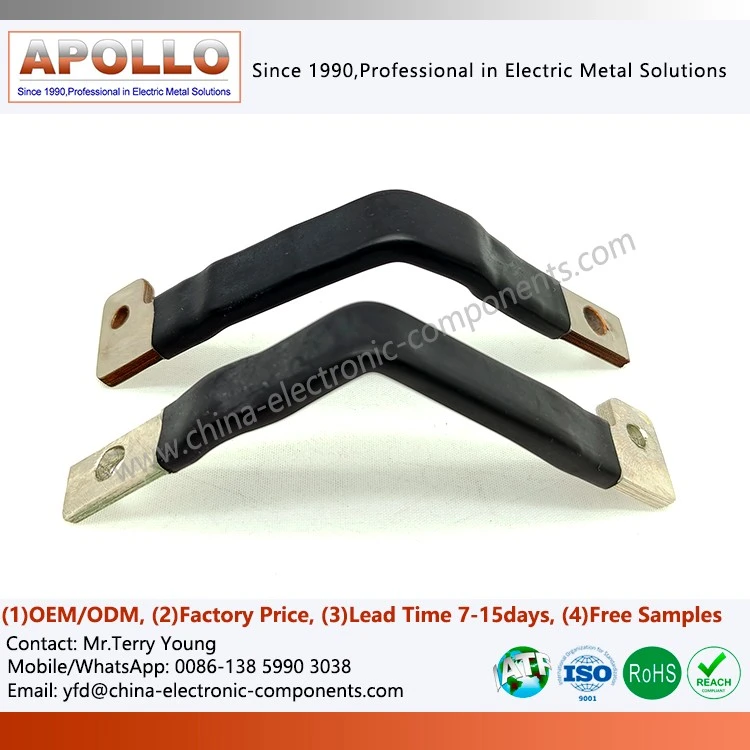 Copper Busbar with Heat Shrink Tube Insulation
