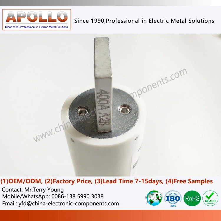 Copper Cap Contact for Electric Vehicle Fuse