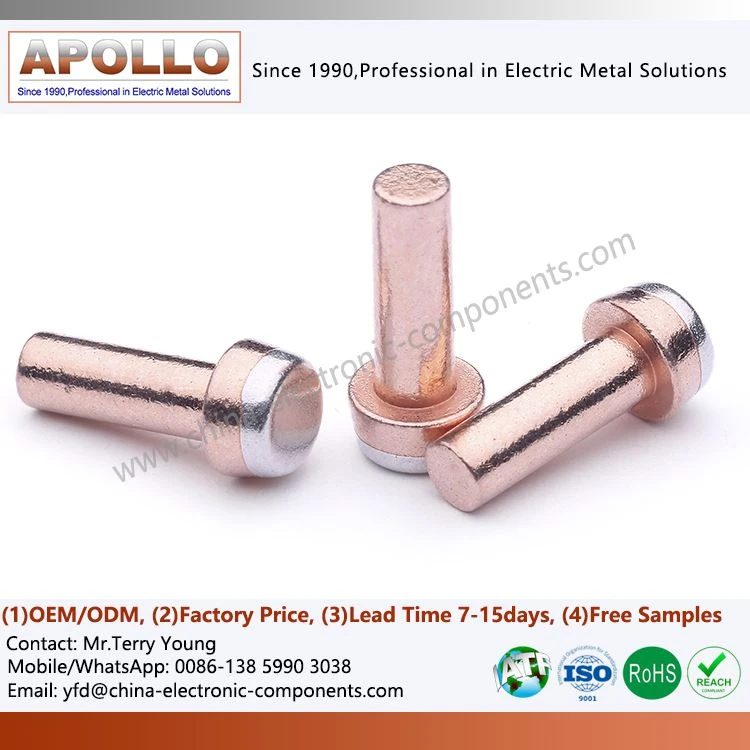 Customized Bimetallic Contacts
