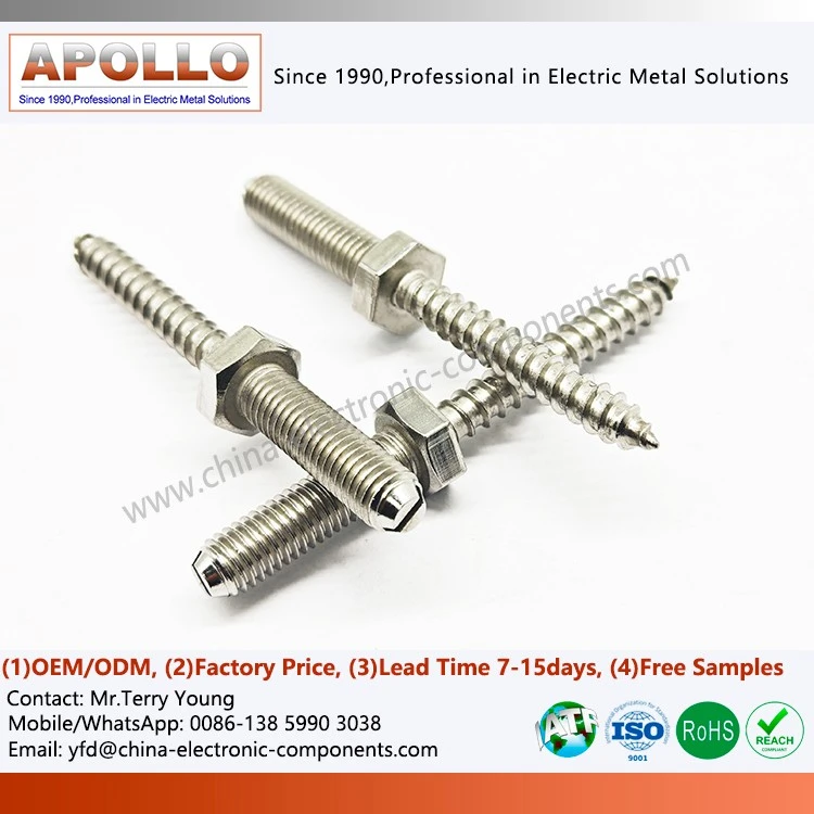 Double-Ended Threaded Fastener