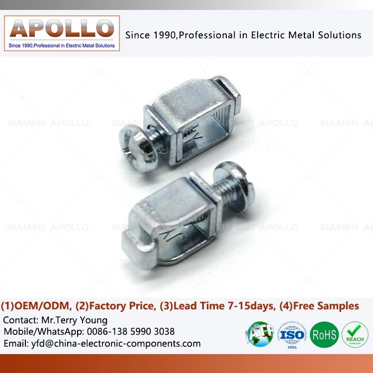 Electrical Cage Terminal For Terminal Zinc Plated