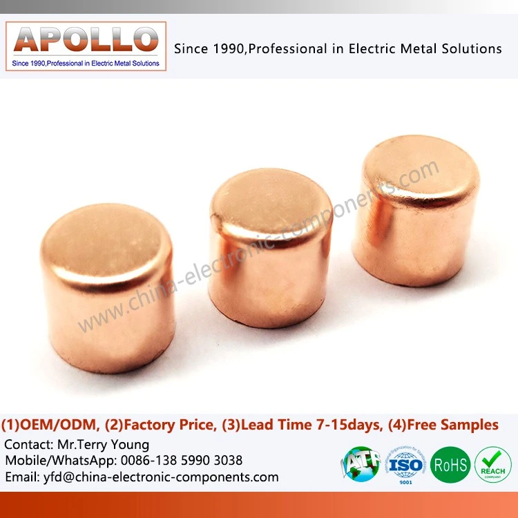 EV Fuse Copper Outer End Cap factory