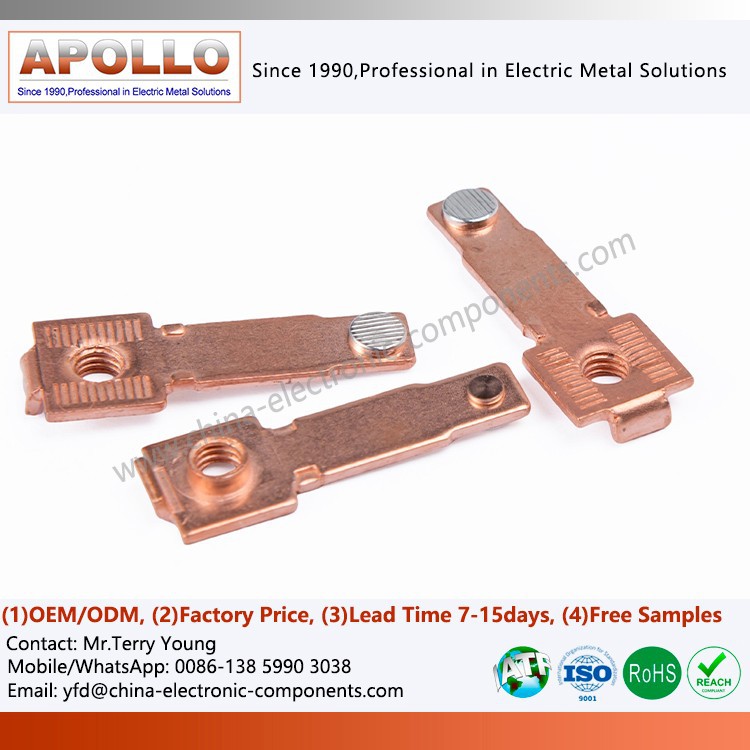 Copper Rivet Silver Electrical Contacts
