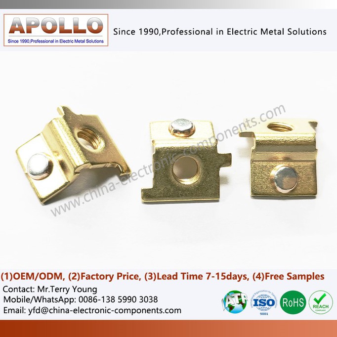 Brass Stamping Switch Terminal Accessories Brass Stamping Switch Terminal Accessories