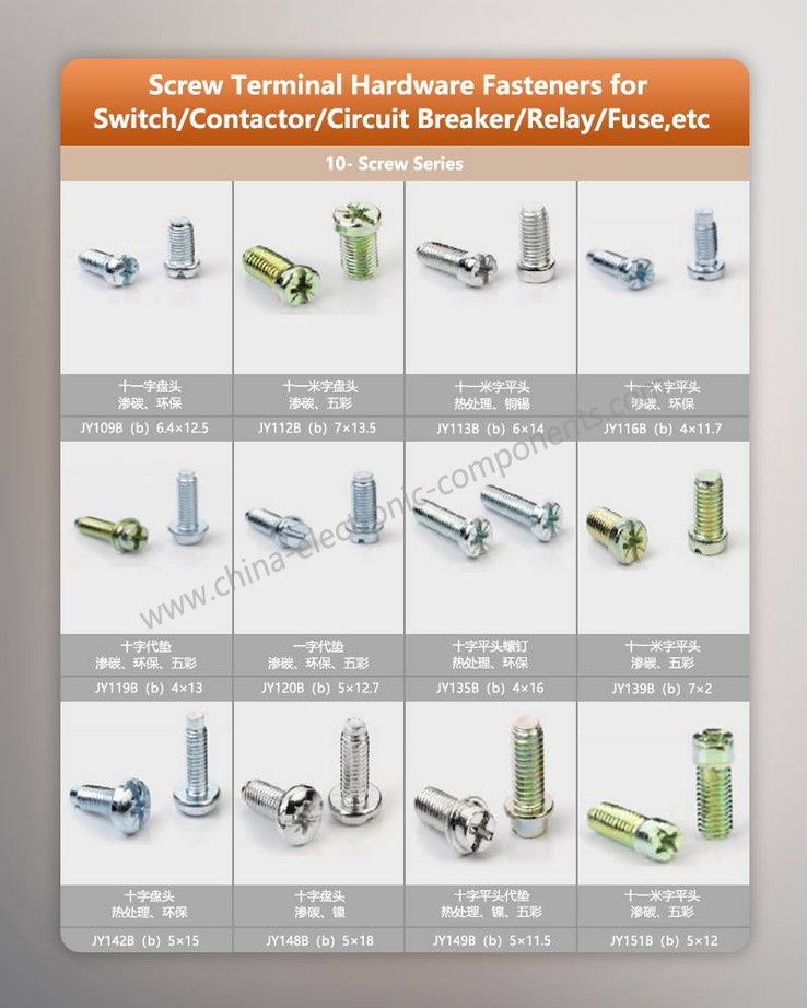 Stainless steel sheet metal screws for Switch/Contactor/Circuit Breaker/Relay/Fuse,etc Stainless steel sheet metal screws for Switch/Contactor/Circuit Breaker/Relay/Fuse,etc