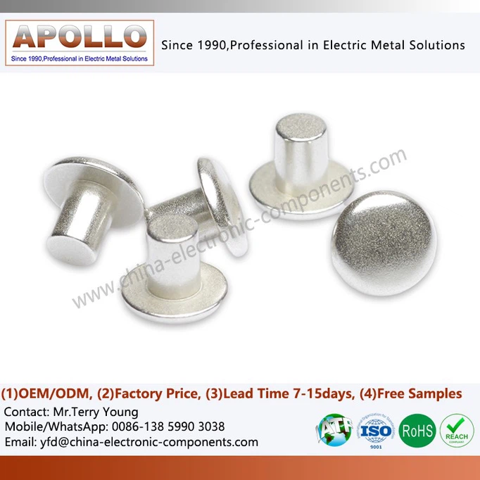 Electrical Contact Rivets for Switches Electrical Contact Rivets for Switches