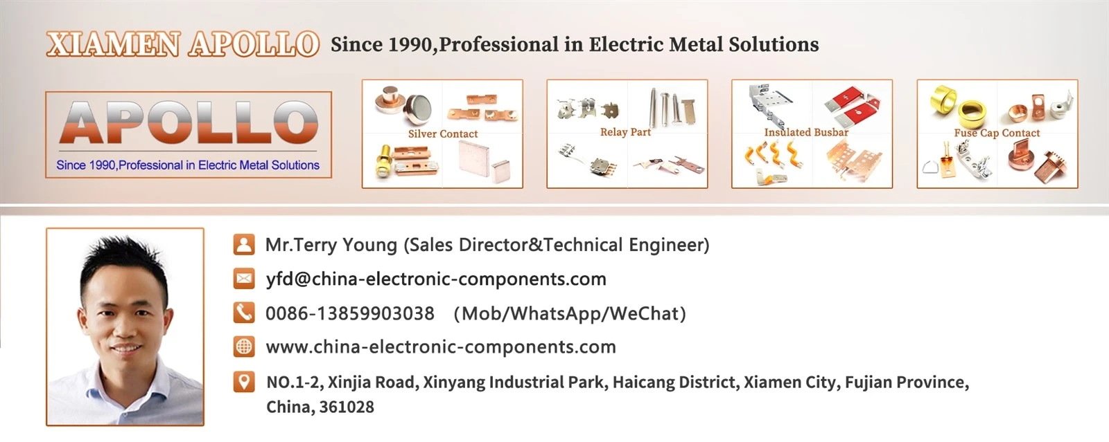 Mr Terry from Xiamen Apollo Mr Terry from Xiamen Apollo