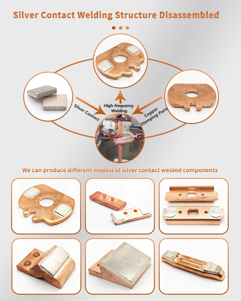 Metallographic inspection of resistance welded copper contact showing weld nugget penetration and defect analysis. Metallographic inspection of resistance welded copper contact showing weld nugget penetration and defect analysis.
