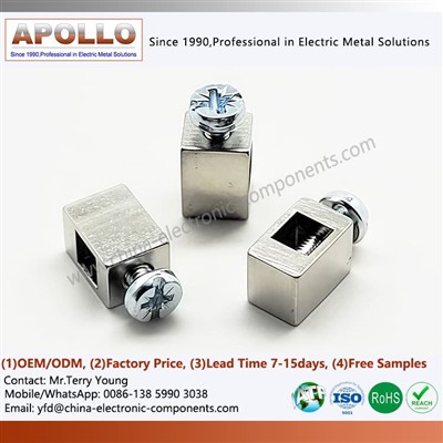 What role does the screw terminal play in photovoltaic fuses?