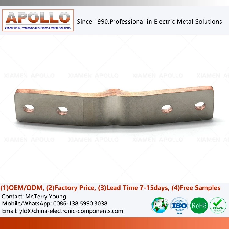 Copper laminated foils connector