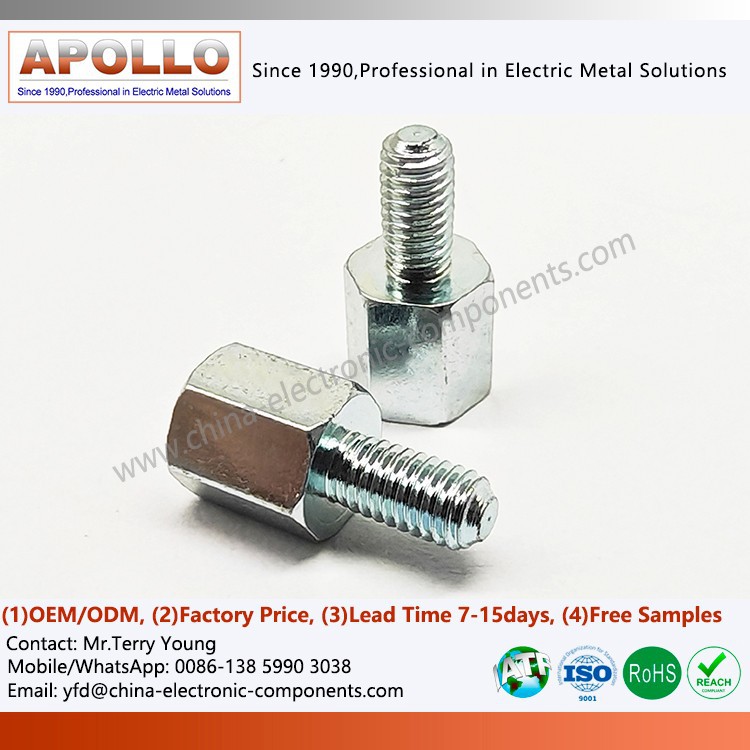 Zinc Plated Hex Male-Female Standoff