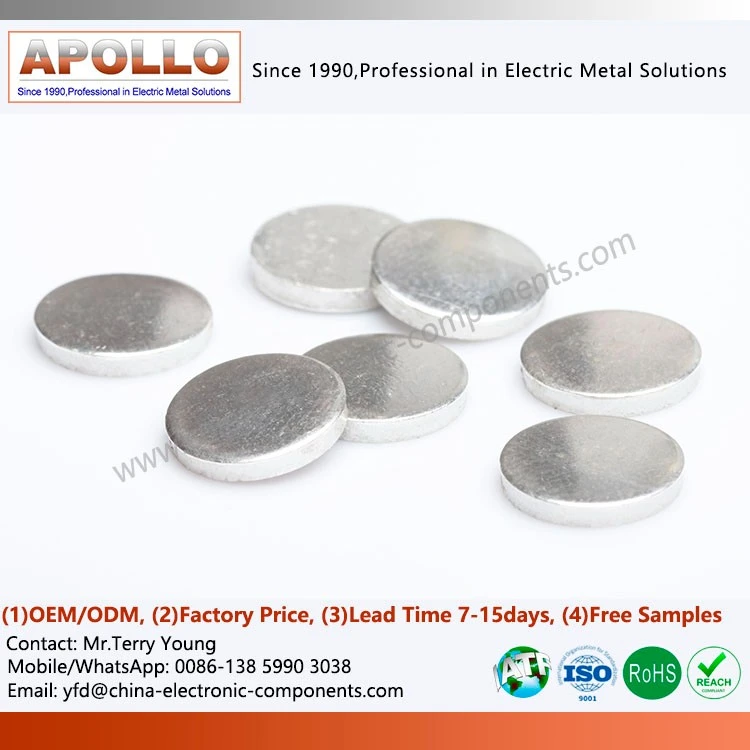 Silver Finish Metal Buttons