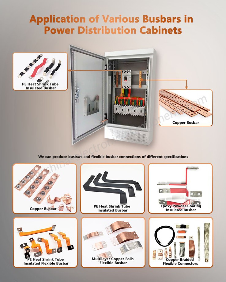 Application of Various Flexible Electrical Copper Braided Connectors in Power Distribution Cabinets- Application of Various Flexible Electrical Copper Braided Connectors in Power Distribution Cabinets-