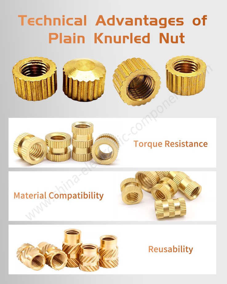 Technical Advantages of Linear Knurled Nut Technical Advantages of Linear Knurled Nut