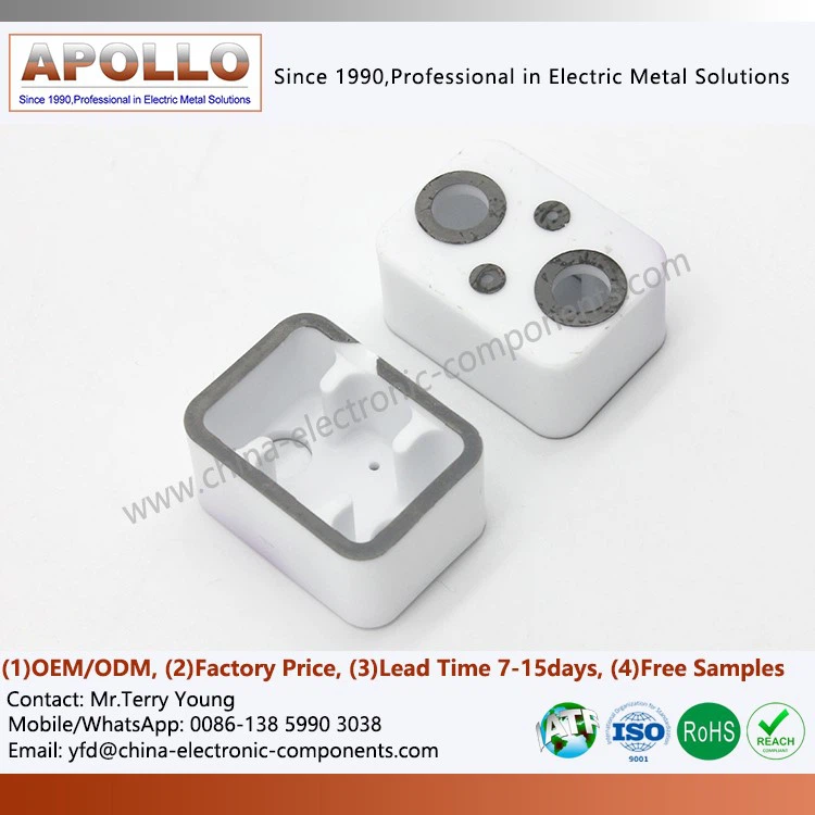 High Temperature Metallized Ceramic Relay Case High Temperature Metallized Ceramic Relay Case