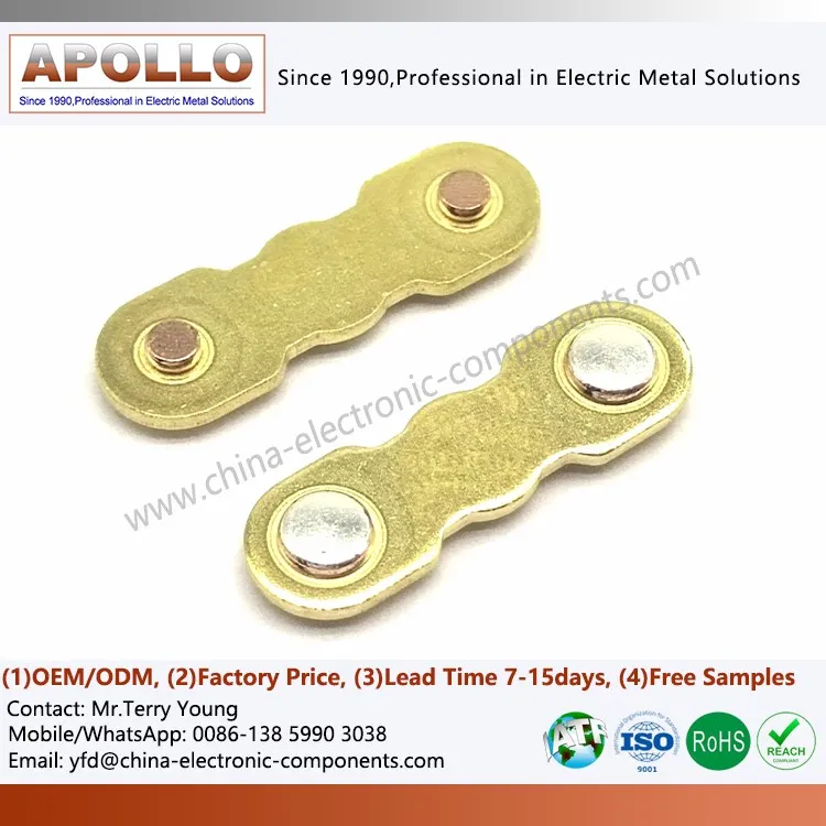 Electrical Contact Rivets with Brass stamping Electrical Contact Rivets with Brass stamping