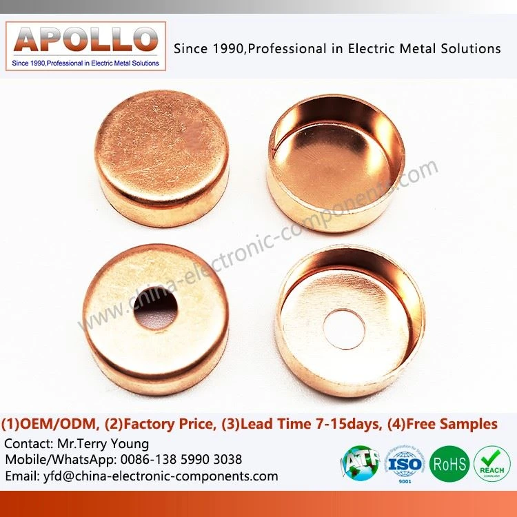 Copper End Caps for EV Fuse