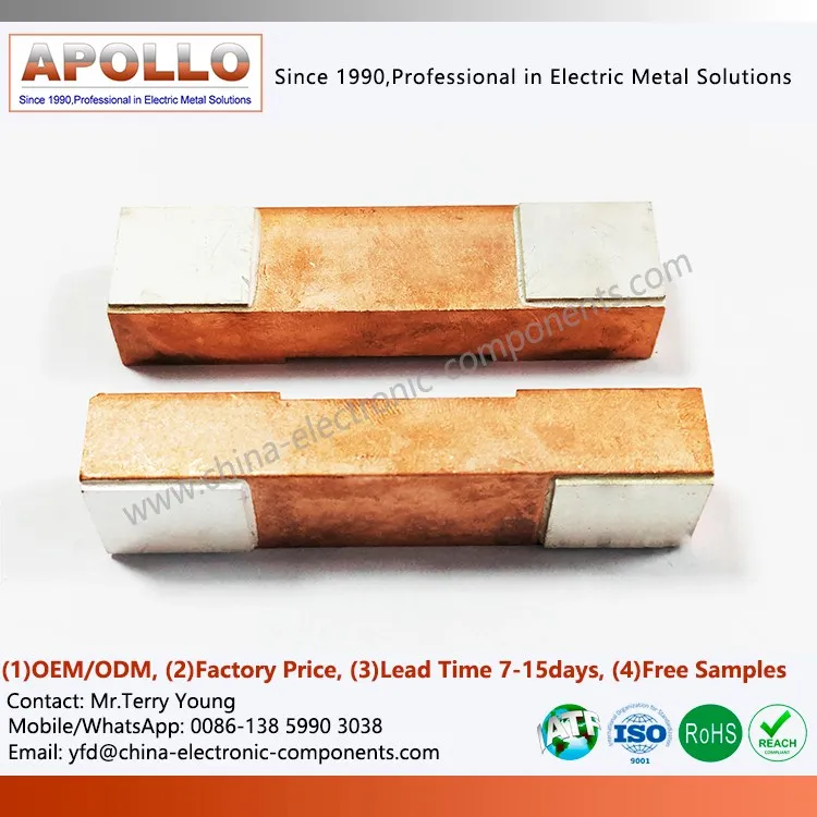 Brazed Silver Contact Stamped Parts