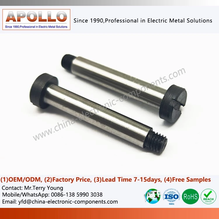 Slotted Head Knurled Press-In Stud
