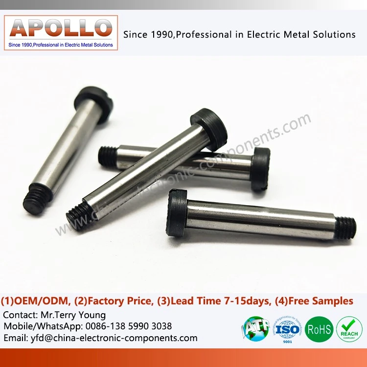 Slotted Head Knurled Step Pin