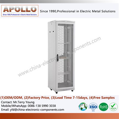 Enclosed Server Rack With Cooling
