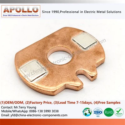 Silver And Copper Welding Button Contact