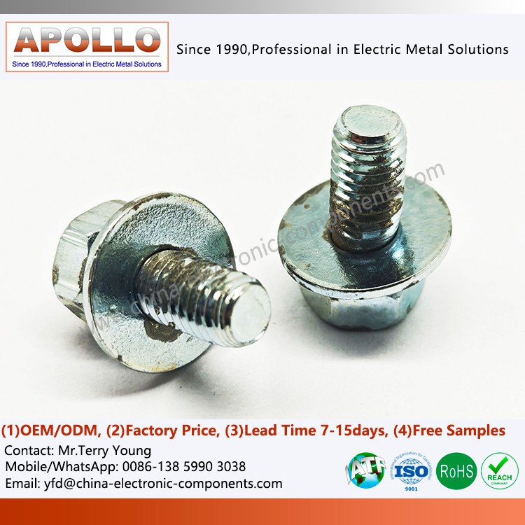 Hexagon Head Screws with Integrated Washer