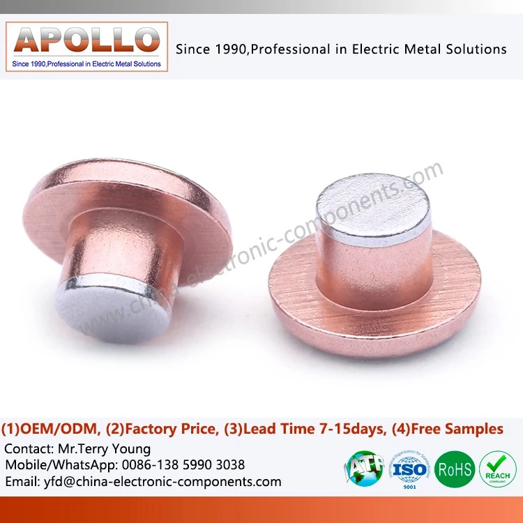 Trimetal Composite Rivet Terminals